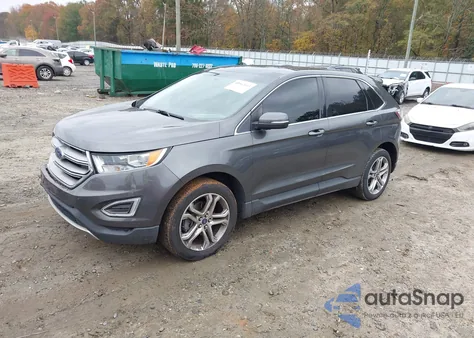 2018 Ford Edge Titanium from USA, damaged, VIN 2FMPK3K99JBB20431